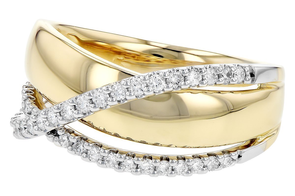 14K Yellow Gold Diamond Fashion Ring (.33ctw)