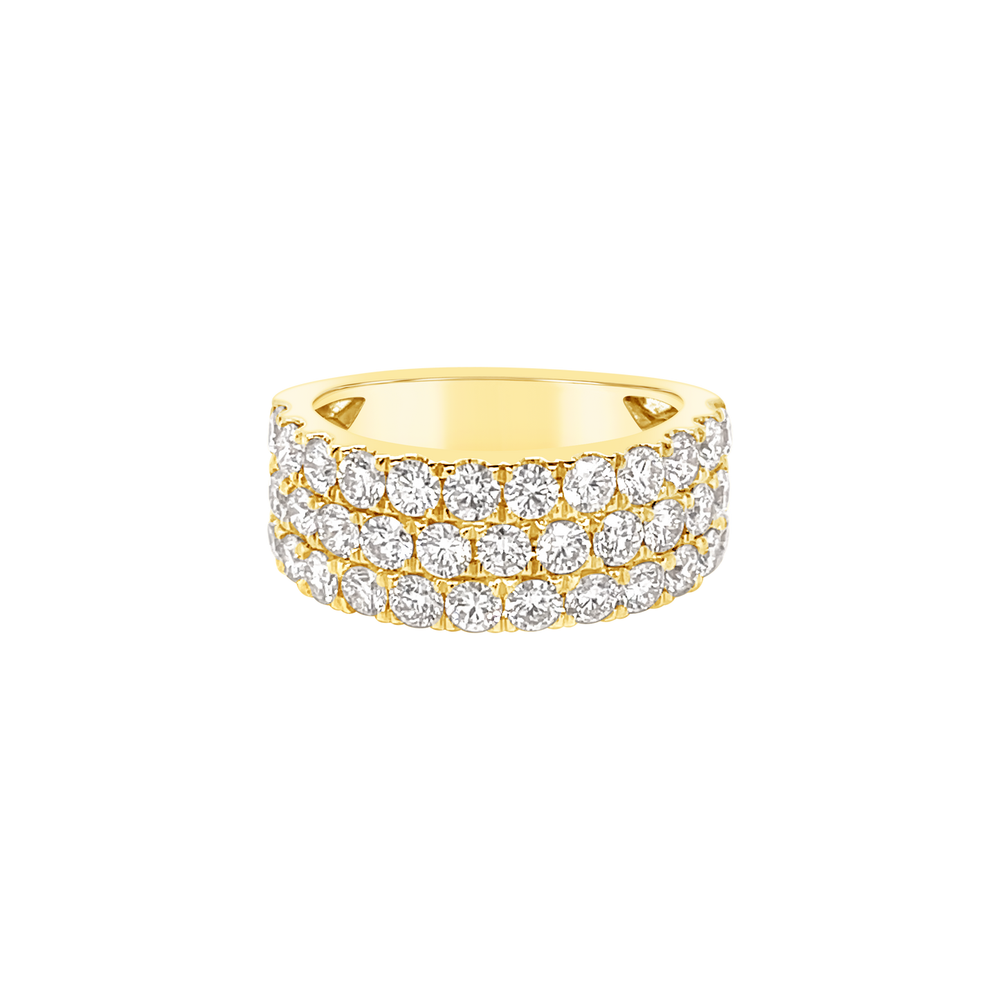18K Yellow Gold Diamond Fashion Ring (2.02ctw)