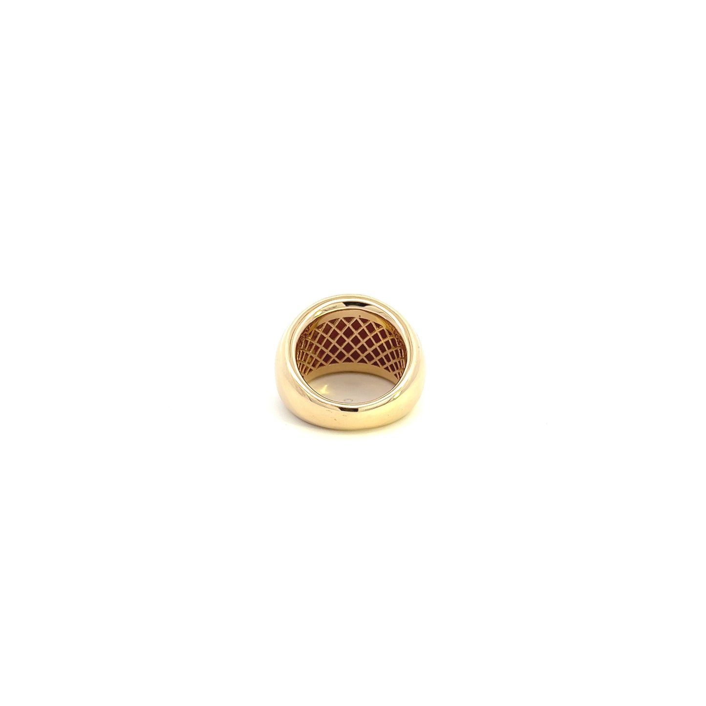 14K Yellow Gold Dome Ring