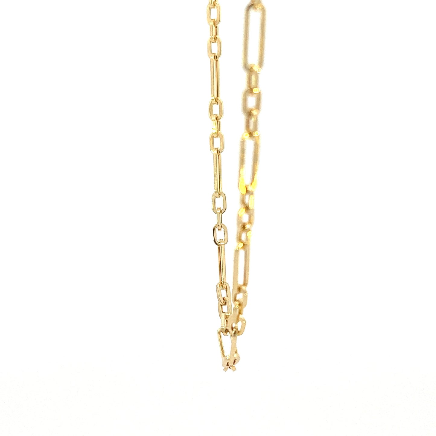 14K Yellow Oval Link Chain (16")