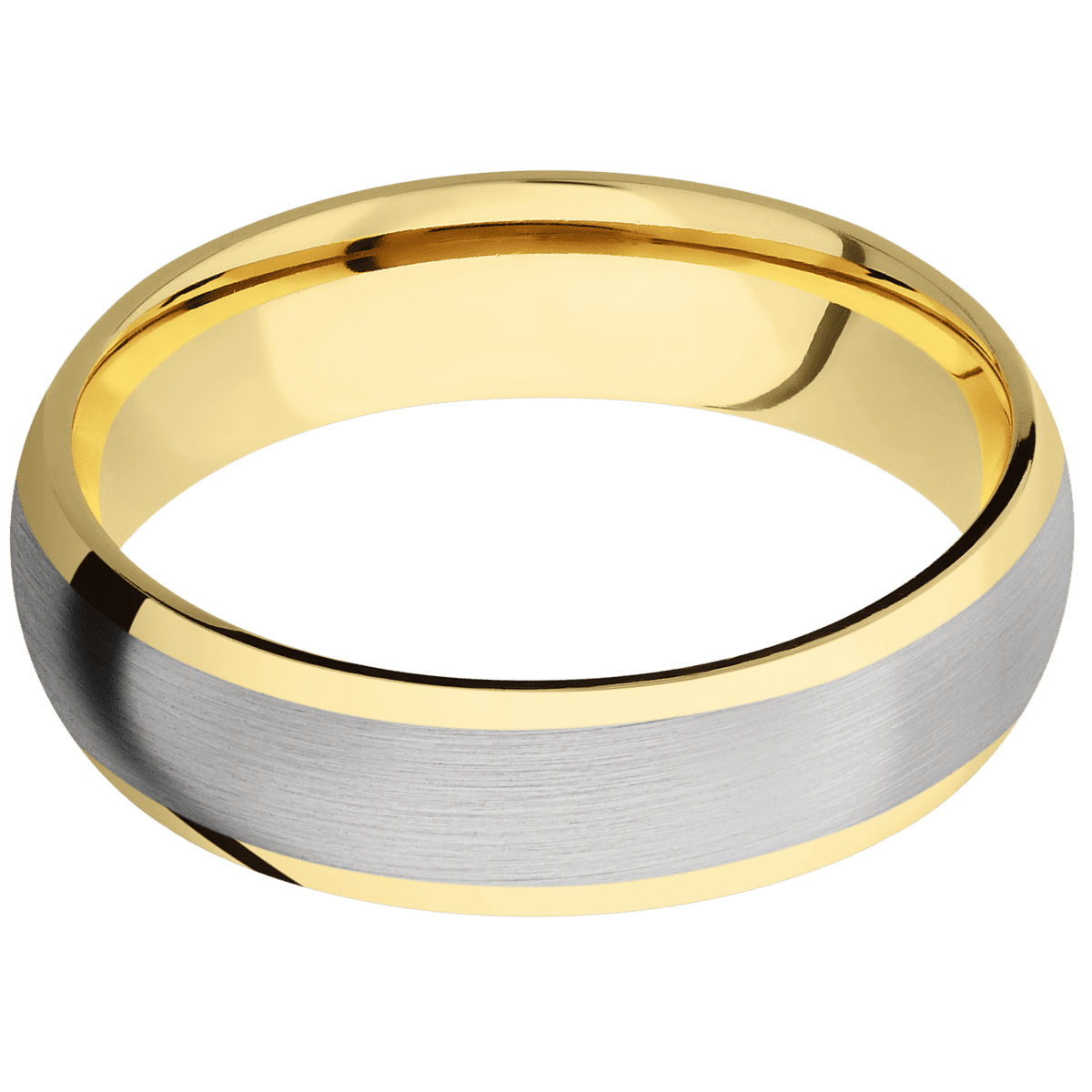 14K Yellow Gold + Polish Finish