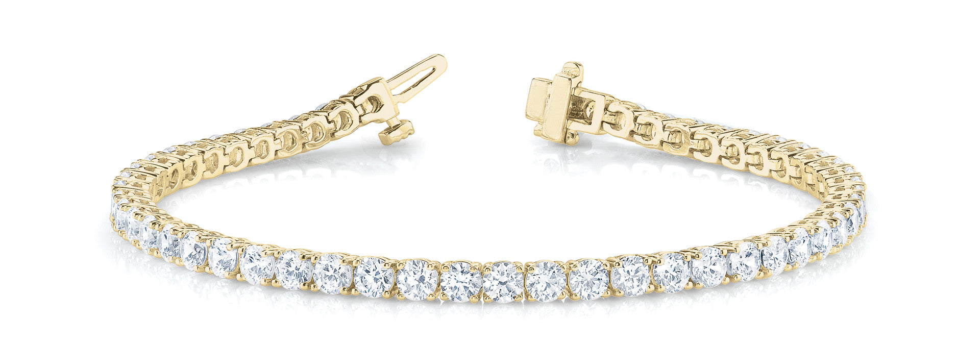3 ctw diamond tennis bracelet top