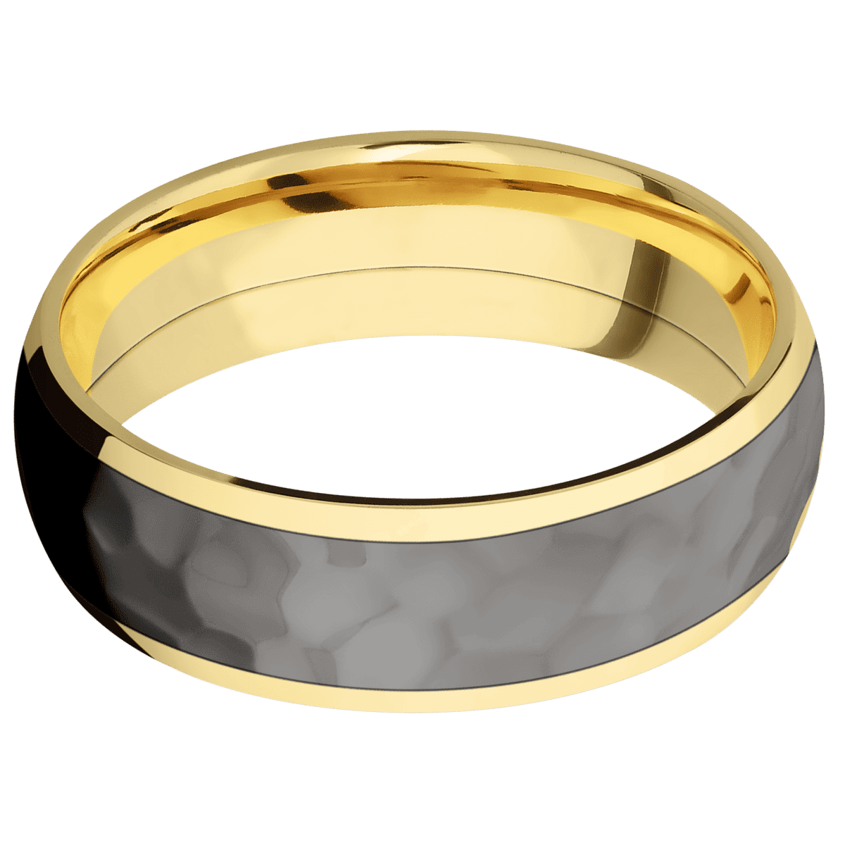 14K Yellow Gold + Polish Finish