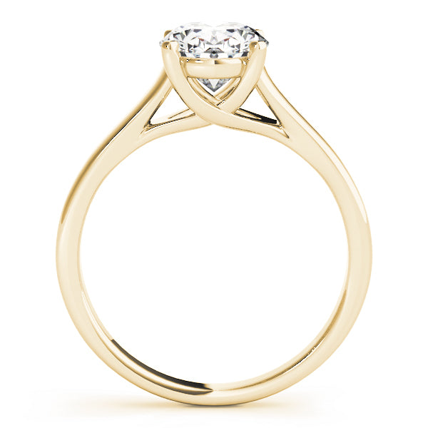 14K Yellow Gold Oval Diamond Trellis Solitaire Engagement Ring (1.20ct) 14K Yellow Gold Oval Diamond Trellis Solitaire Engagement Ring (1ct)
