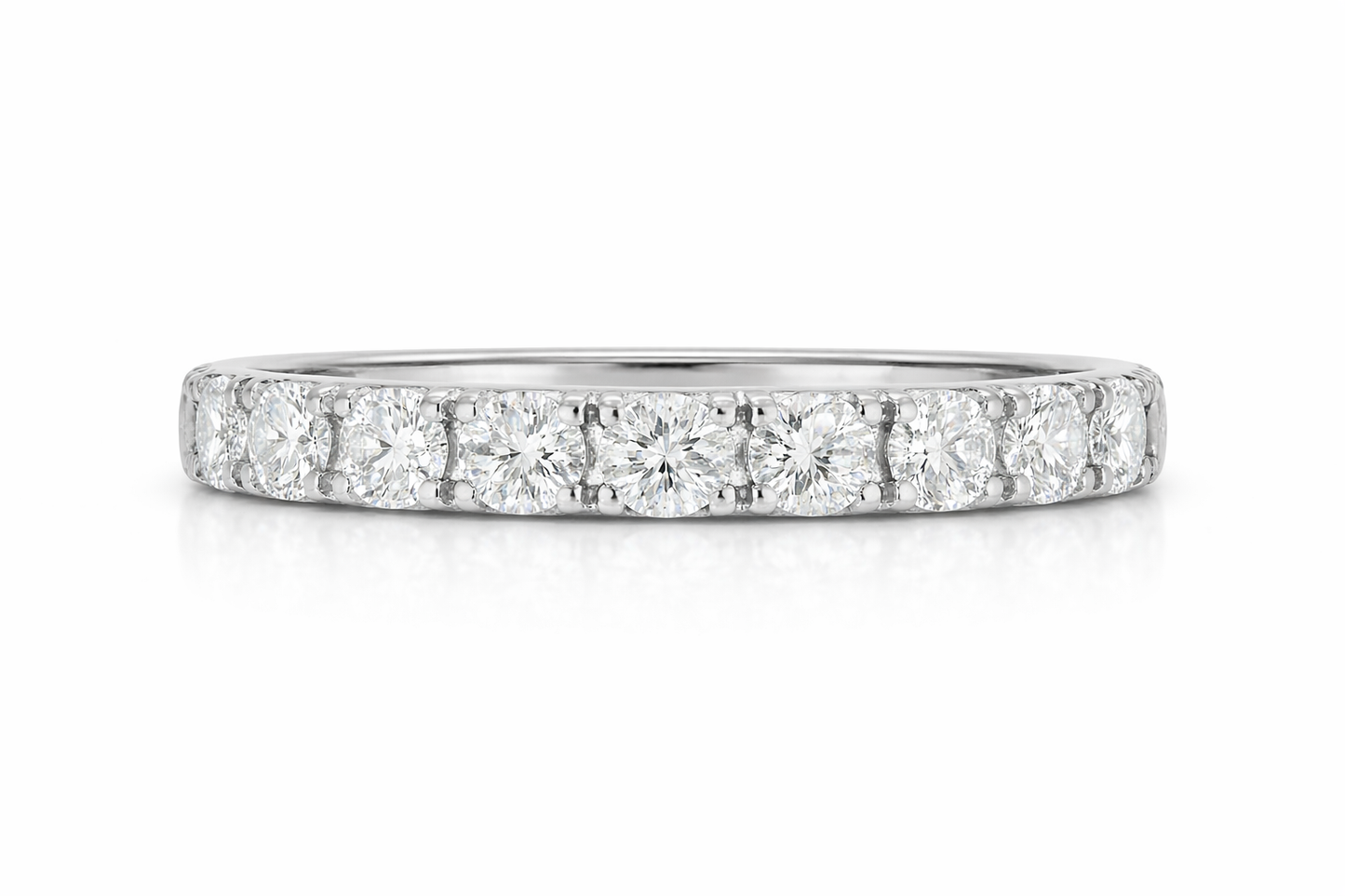 White Gold Classic Wedding Band