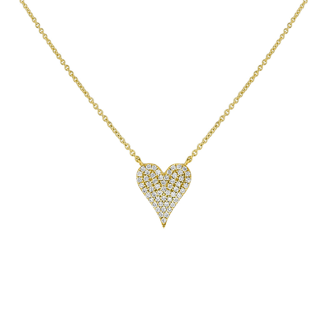 14K Éternelle Diamond Heart Necklace