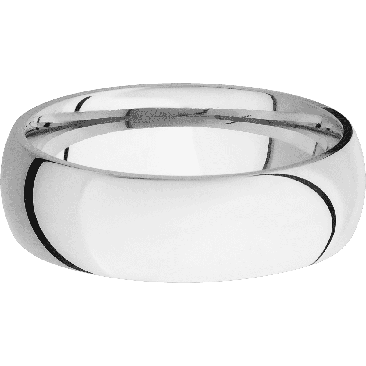 18K White Gold + Polish Finish