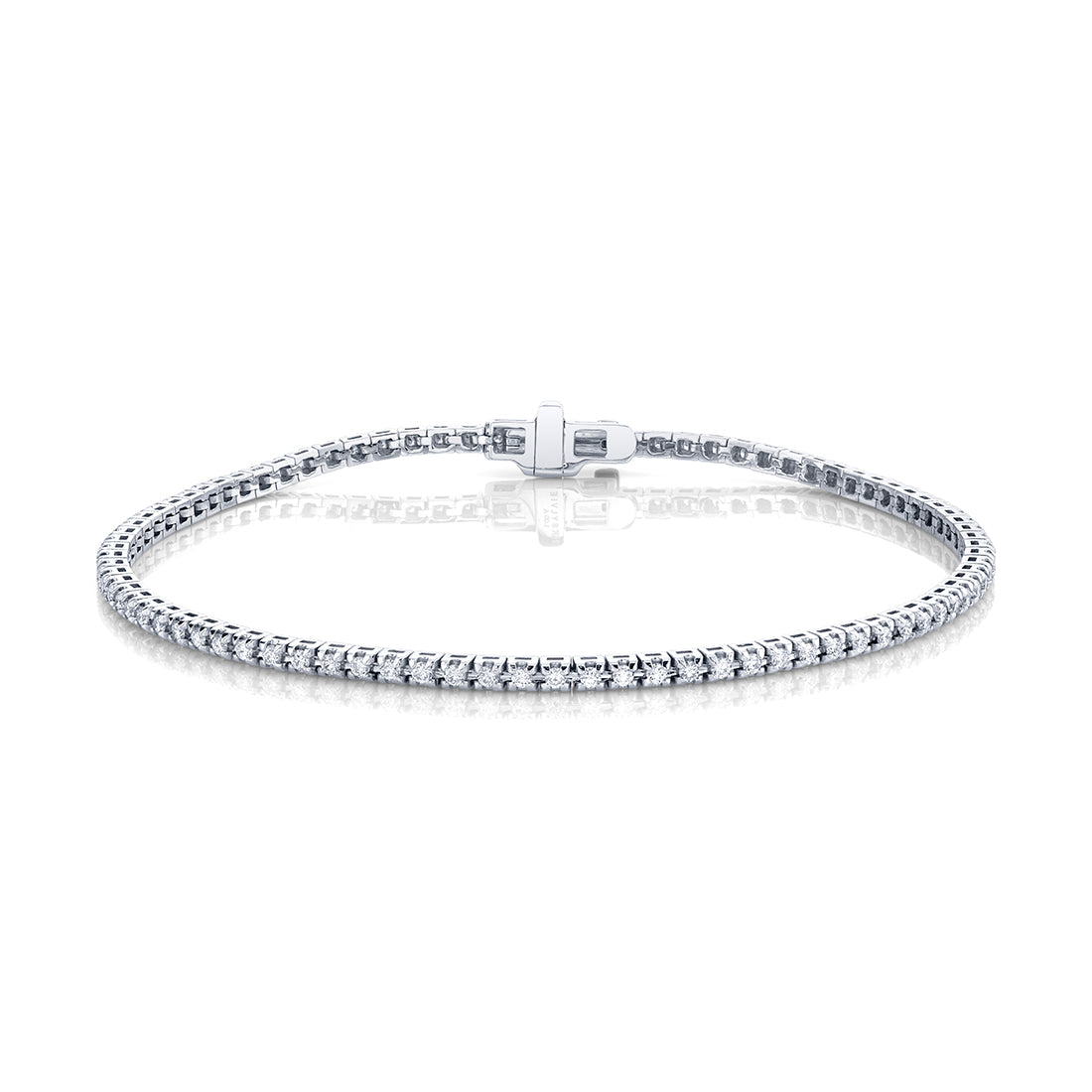 Petite Diamond Clasp Bracelet 1.00 CT