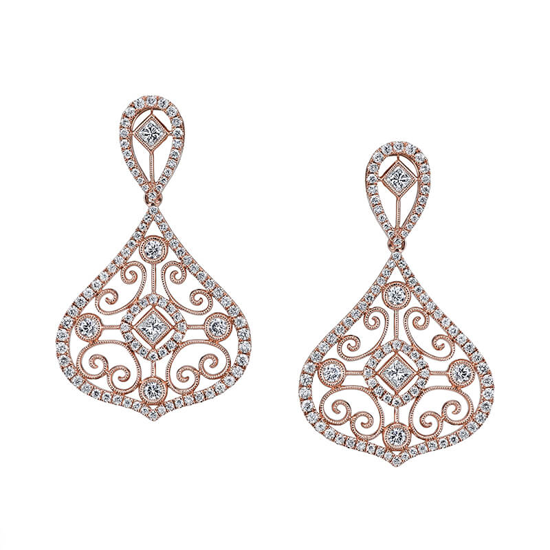 Vintage Diamond Earrings