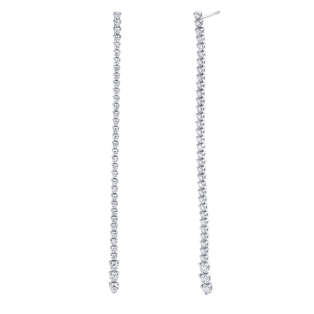 Diamond Dangle Earrings