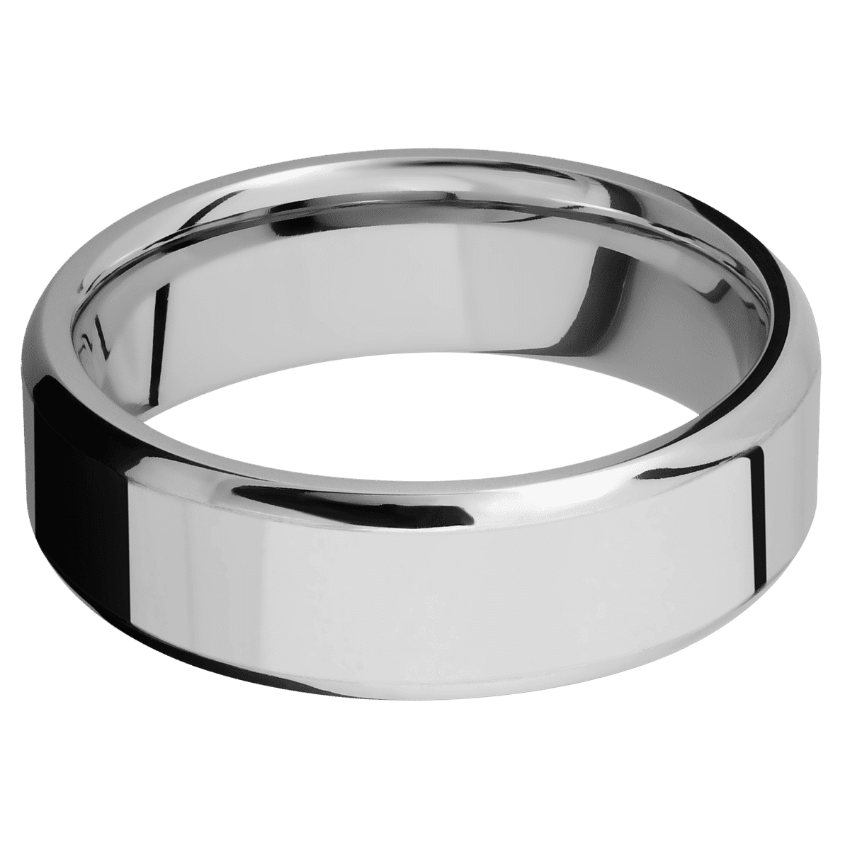 14K White Gold + Polish , Polish Finish