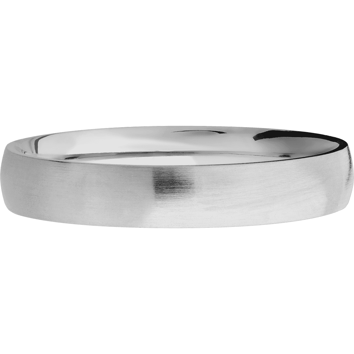 14K White Gold + Satin Finish