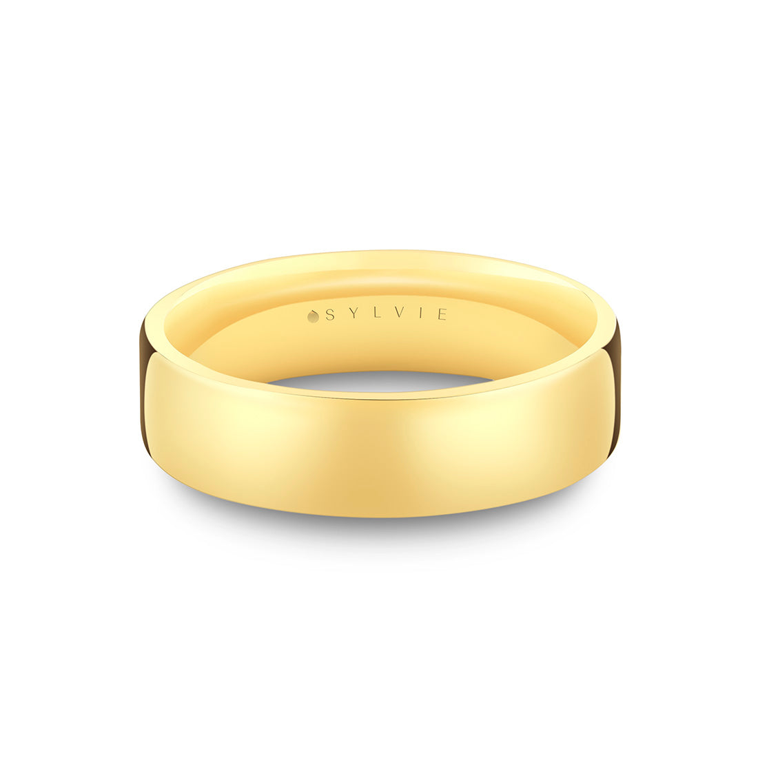 6 mm Brushed Mens Band - Xeno