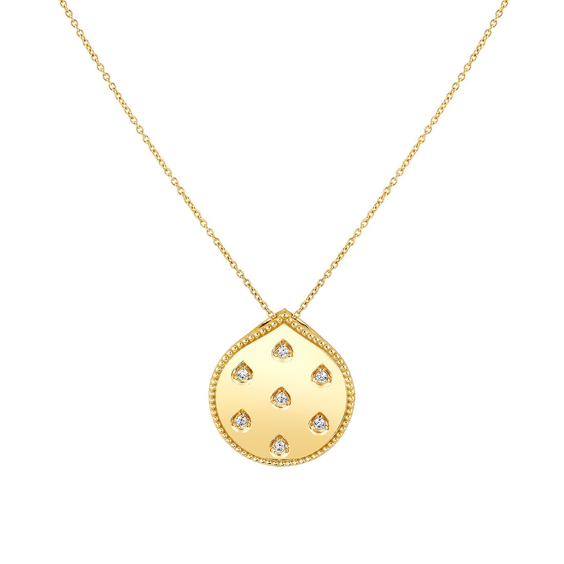 Shell Heritage Shell Spaced Diamond Pendant
