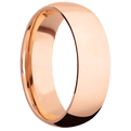 18K Rose Gold + Polish Finish