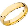 14K Yellow Gold + Polish Finish
