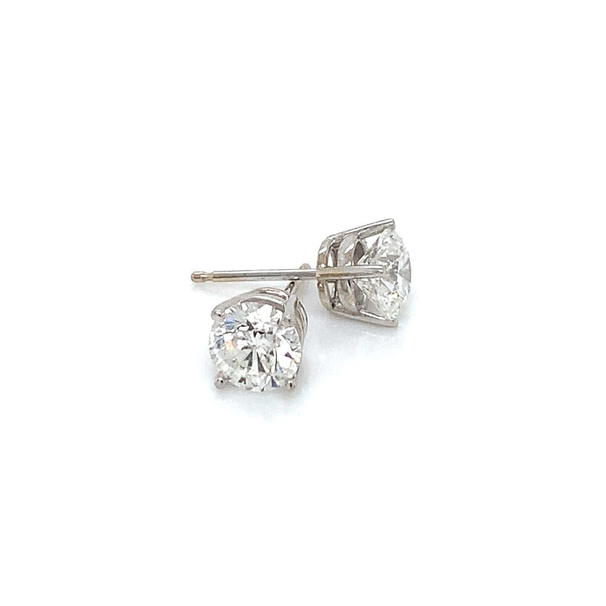 14K White Gold Diamond Studs (1.50ctw)