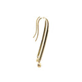 14K Yellow Gold Bezel Set Diamond Drop Earrings (.25ctw) 