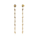 18K Yellow Gold Diamond Fashion Drop Earrings (.47ctw) 