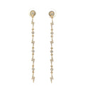 18K Yellow Gold Diamond Fashion Drop Earrings (.47ctw) 