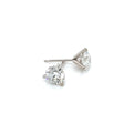 14K White Gold Diamond Studs (1.43ctw) 