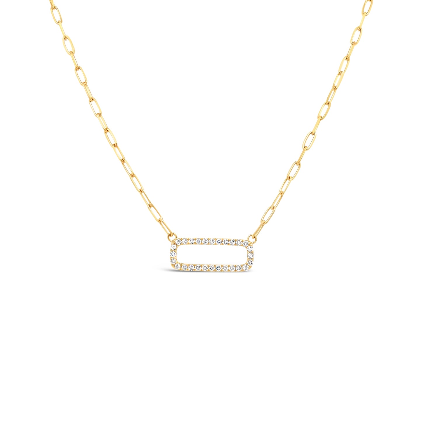 14K Yellow Gold Diamond Necklace (.21ctw)