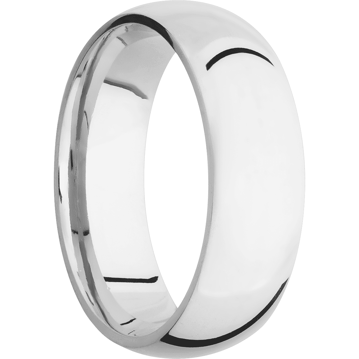 14K White Gold + Polish Finish