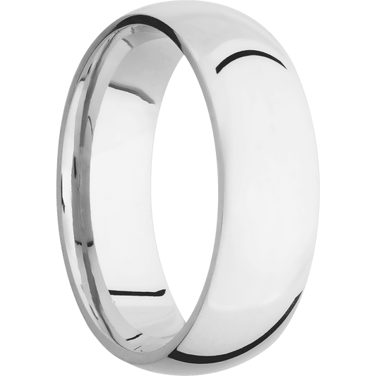 14K White Gold + Polish Finish