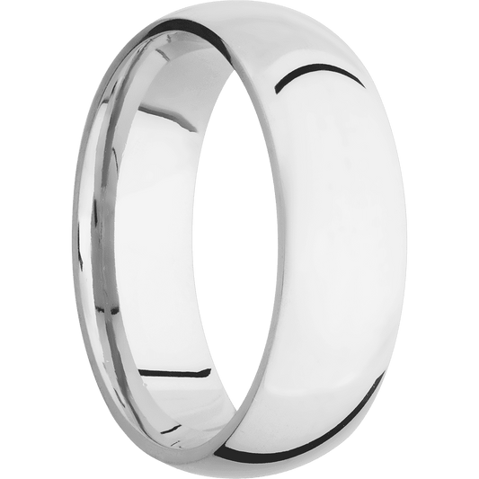18K White Gold + Polish Finish