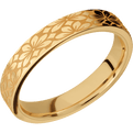 14K Yellow Gold + Satin Finish + 10K Yellow Gold