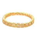 18K Yellow Gold Yellow Diamond Tennis Bracelet (16.36ctw)