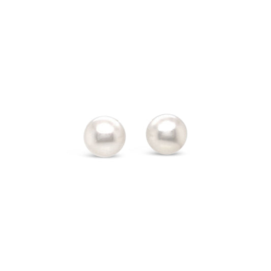 18K Yellow Gold South Sea Pearl Studs (10-11MM)