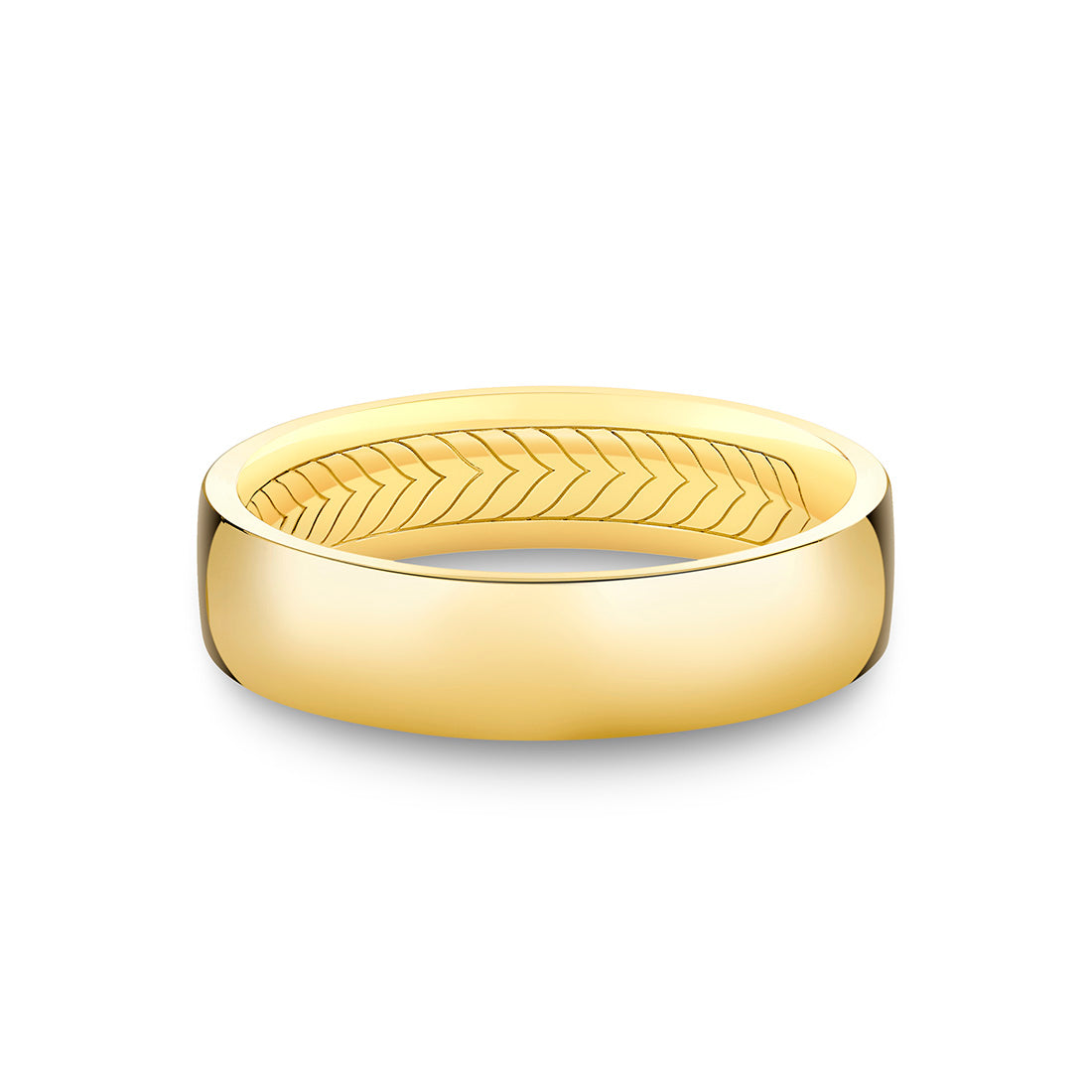 Shell Apex Polished Mens Band - Tate