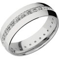 14K White Gold + Polish Finish
