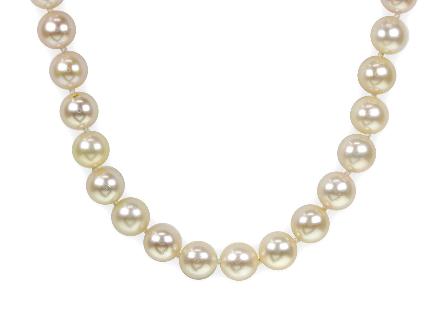 Fresh Water Pearl Strand With 14K White Gold Clasp (7MM)