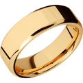 14K Yellow Gold + Polish , Polish Finish