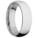 14K White Gold + Polish Finish + Titanium