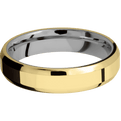 18K Yellow Gold + Polish , Polish Finish + Titanium