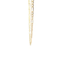 14K Yellow Gold Figaro Link Chain (20")