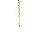 14K Yellow Gold Fancy Link Chain (18") 