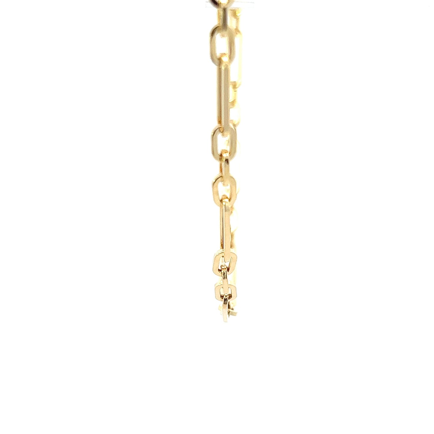 14K Yellow Gold Fancy Link Chain (18") 