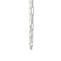 14K White Gold Paperclip Chain (18.5")