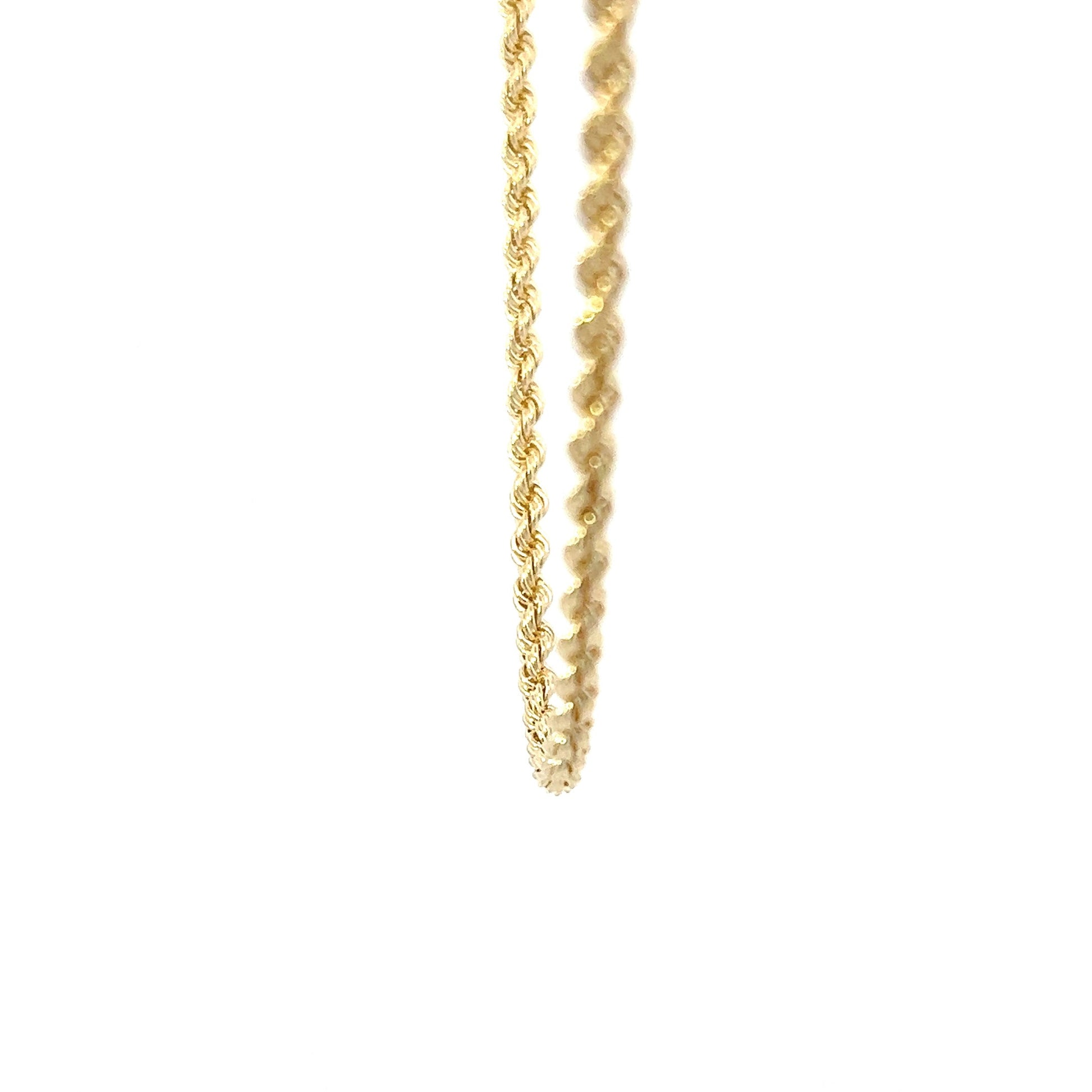 14K Yellow Gold 3.1MM Rope Chain (20") 