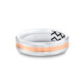 Shell Ascend Two Tone Contoured Mens Band - Fisher