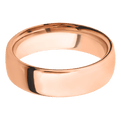 14K Rose Gold + Polish Finish