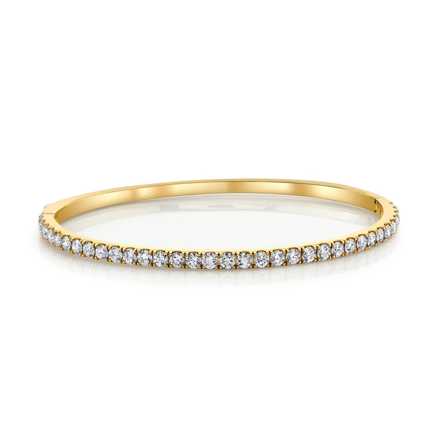 14K Yellow Gold Diamond Bangle (2.75ctw)