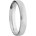14K White Gold + Satin Finish