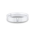 Legacy Shell Brushed Baguette Mens Band - Beckham