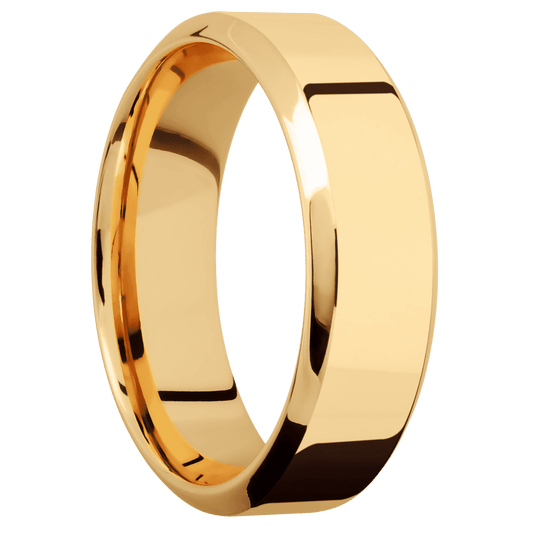 14K Yellow Gold + Polish , Polish Finish
