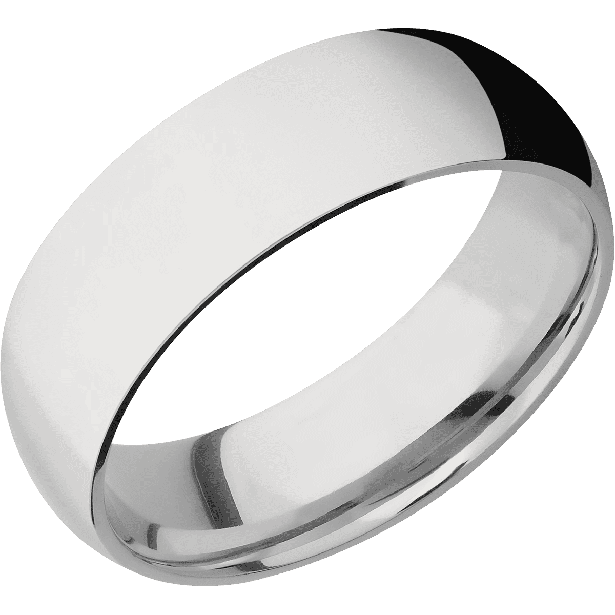 14K White Gold + Polish Finish